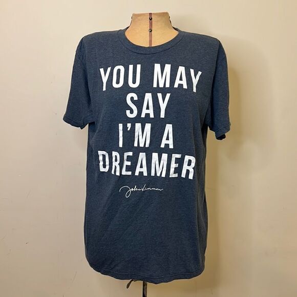 John Lennon “You Say That I’m a Dreamer” T-Shirt - Size Medium - Picture 1 of 7